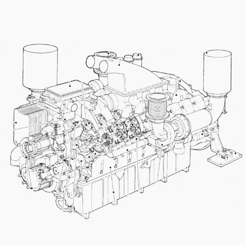 mtu 2000 PARTS