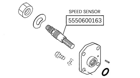 5550600163 - MTU SPEED SENSOR