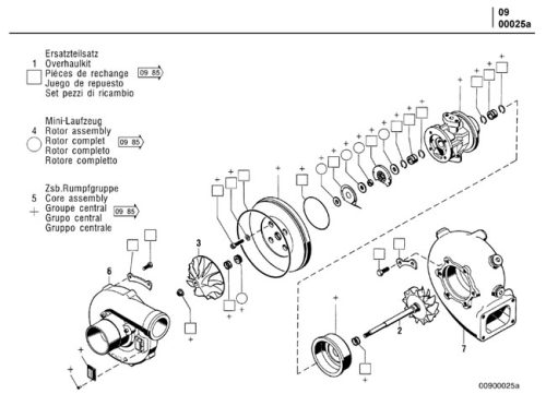 0005862709 - MTU12V183 REPAIR KIT