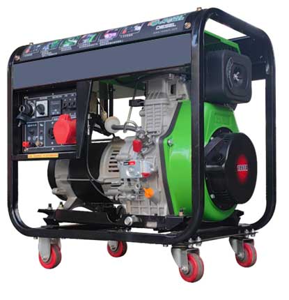 9kW diesel generator construction site backup power supply