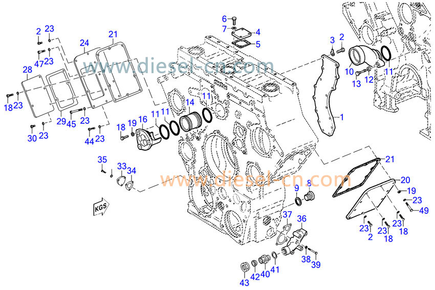 MTU 595 Gasket 5761860080