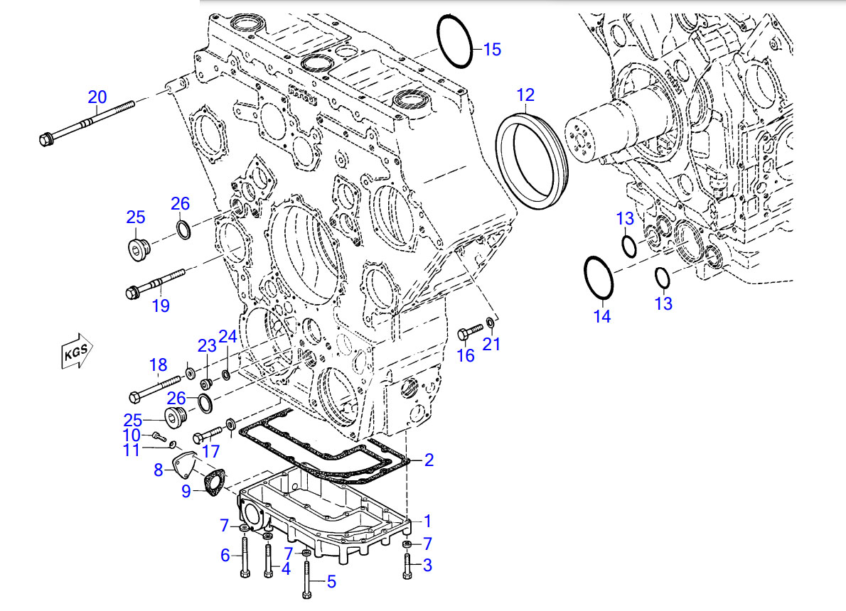 MTU 16V595TE90 parts