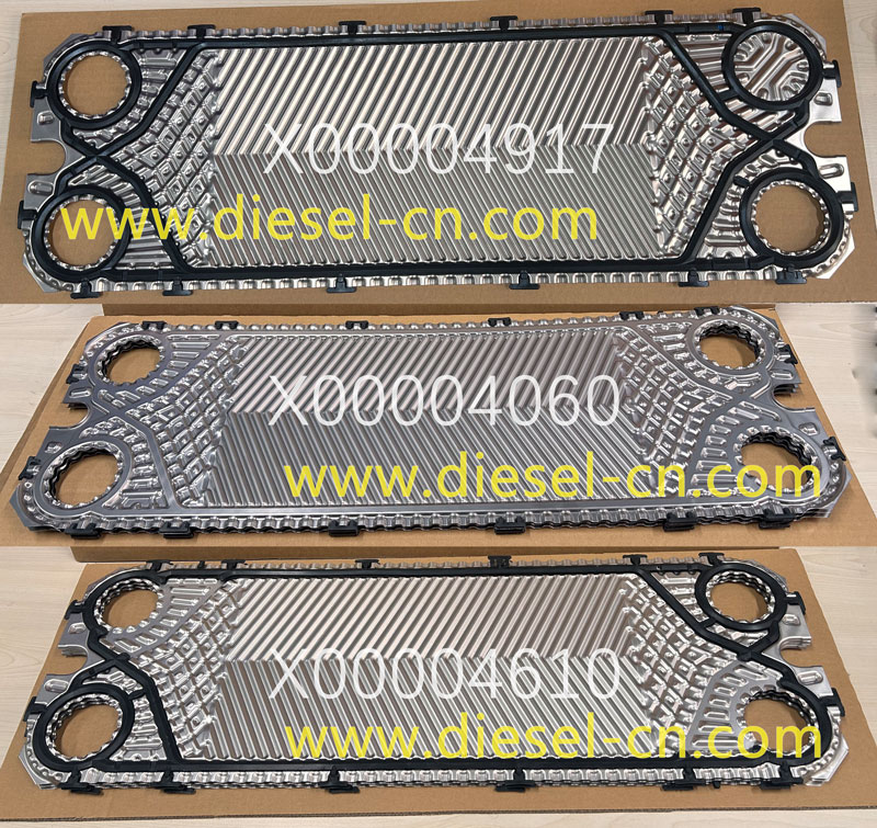 PLATE COOLER X00004917 X00004610 X00004606