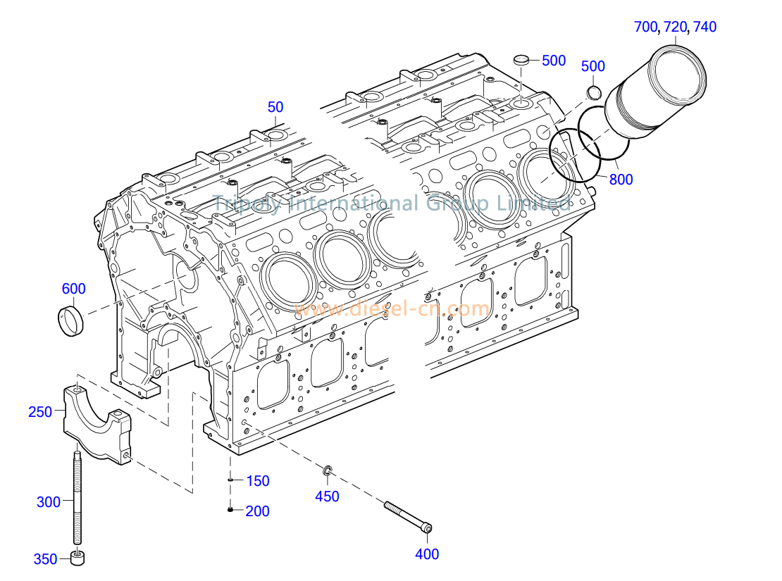 MTU 20V4000M93L parts