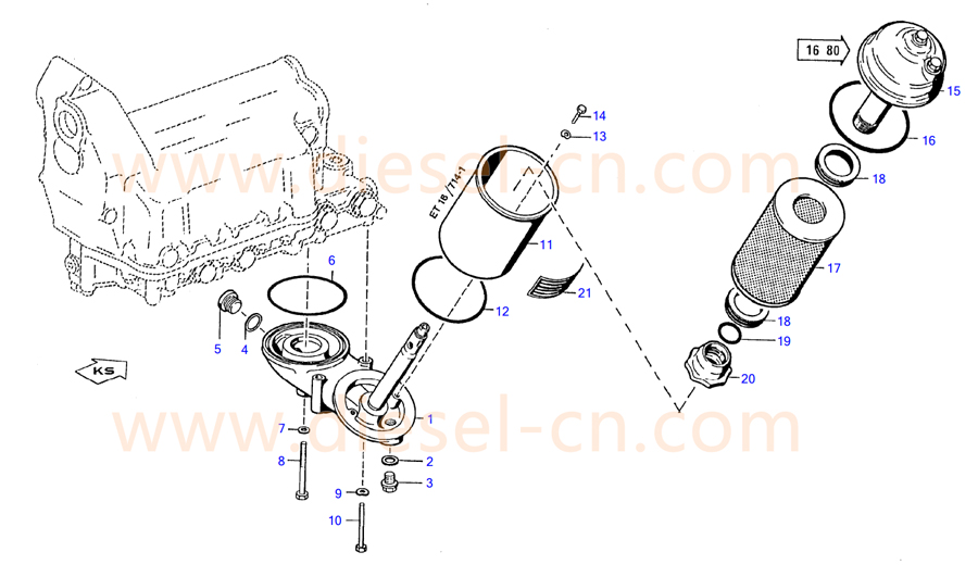 MTU16V396TC14 Parts 260429